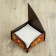 Wooden napkin "Black Khokhloma", color