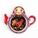 Top bag of "nesting doll with a firebird"