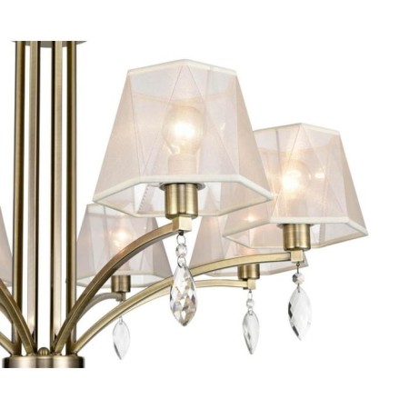Sinfonia chandelier, 8x40W E14, bronze color-2
