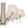 Sinfonia chandelier, 8x40W E14, bronze color