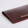 Cover for passport, burgundy color