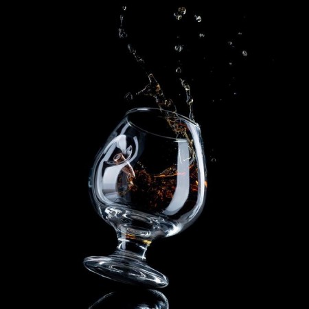 Glass "impenetrable", bullet, for cognac, box, 395 ml-2