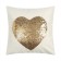Pillowcase decorative Ethel "Heart" Color Gold, 40 x 40 cm, velor
