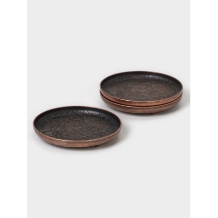 Cup and incense stand for a tea ceremony, set 3 pieces, D-8 cm
