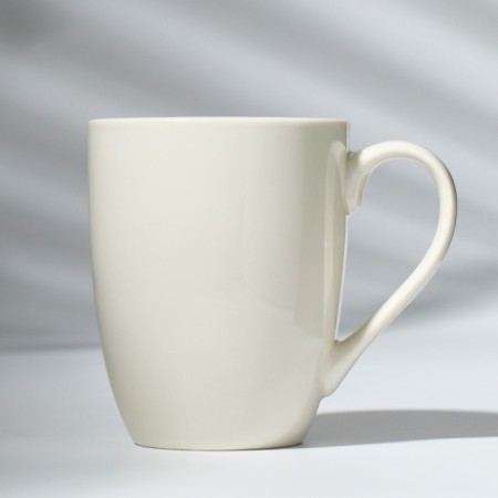 Ceramic mug with a spoon of "fairy -tale New Year", 310 ml, white color-3