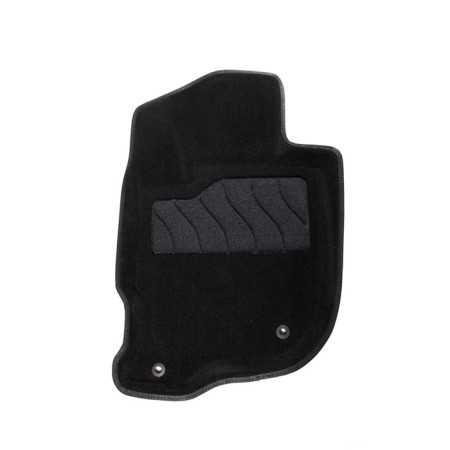 Pile rug for Mitsubishi Pajero Sport, 2008-2015, black-1