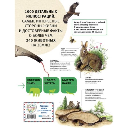 Животные. Все обитатели нашей планеты. Элдертон Д.-1