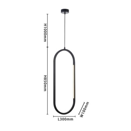 Suspension Castled 20 mm, LED 14.4W-2