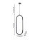 Suspension Castled 20 mm, LED 14.4W