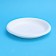 Disposable plate "white" 16.7 cm