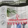 Sushilka for linen suspension shade, 8 clothespins, 29 cm, color mix