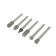 A set of balls Fit 36482, enhanced steel with diamond spraying, pin 6 mm, 6 pcs.