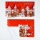 Folding New Year's Box "New Year's City", 21 x 15 x 7 cm, New Year