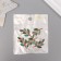 Decor for creativity metal, enamel "Branch of mountain ash" 3.3x1.9 cm