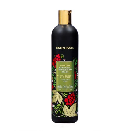 Gift set of Marussia "Restoration and Nutrition": shampoo 400 ml + balm 400 ml-1