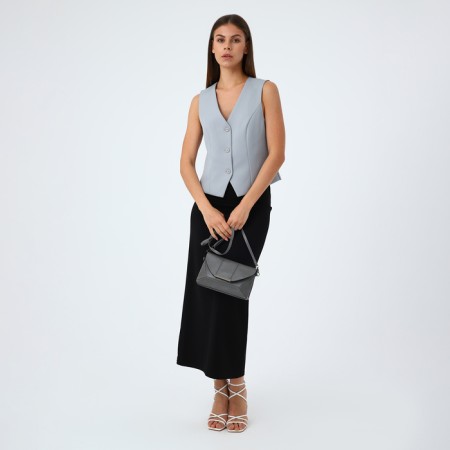 Magnet bag bag, long belt, gray color-8