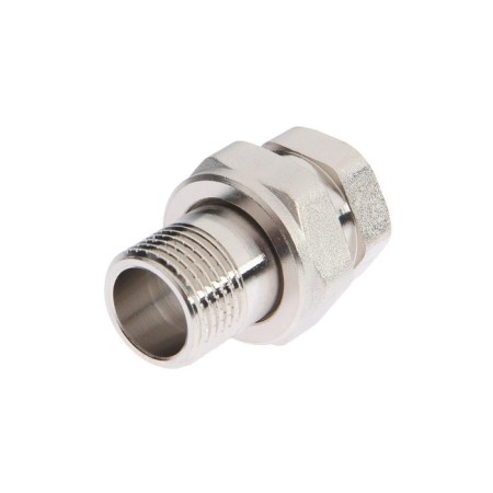 American Aqualink, 1/2 ", internal/outer thread, straight, nickel -plated brass
