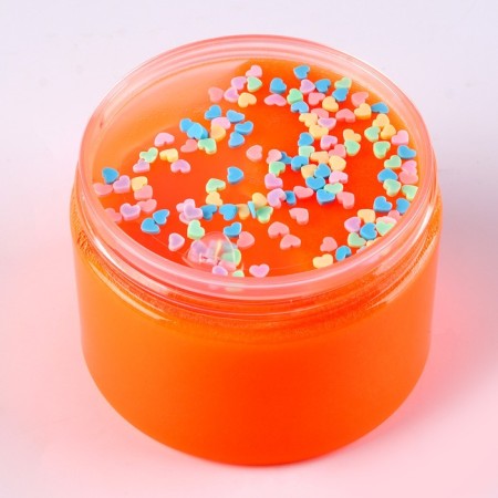 Slime "mother -of -pearl", with charming, orange, 350 g-1