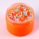 Slime "mother -of -pearl", with charming, orange, 350 g