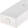 Power connector for the busbar, straight, artline, plastic/copper, white, 59755 5, ritter