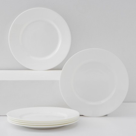 A set of dessert plates Luminarc EVERYAYDAY, D = 19 cm, glass -ceramic, 6 pcs, white color