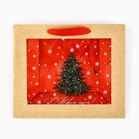 New Year's Craft gift package with the New Year's Miracle plastic window, 24 x 20 x 11cm, New Year-3