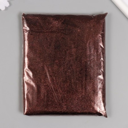 Glitter Size 1/128, 500 gr, col. brown-1