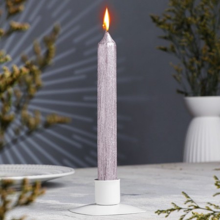 Candle Antique "Vintage", 17x1.8 cm, varnished light pink
