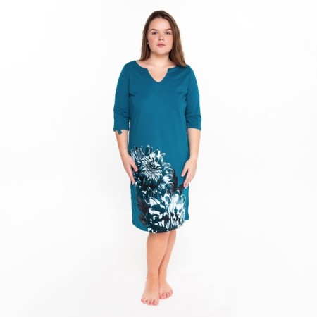Women's dress, blue color, size 54-2