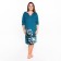 Women's dress, blue color, size 54