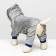Combines for animals, without lining, 3XL (DS 36-38, Osh 36-37, OG 48-52 cm), gray