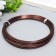 Wire for creativity d 1mm, brown steering wheel. 10 m