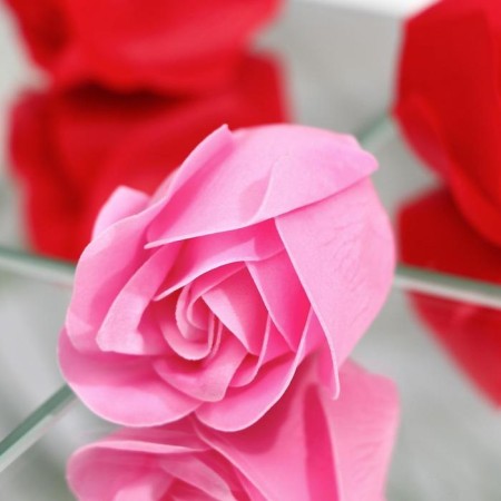 Soap roses, red and pink, set of 11 pcs.-4