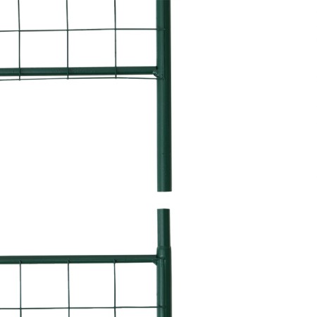 Shpalera, 190 × 50 × 1.6 cm, metal, green, "collapsible grid"-5