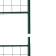 Shpalera, 190 × 50 × 1.6 cm, metal, green, "collapsible grid"