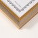 Photo frame Plastic format A4 cm "Gabriel" Golden with a gold strip of 2.2x25x33.7 cm