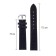 Watch strap, male, 18 mm, harness 75 mm, larynx 115 mm, genuine leather, black