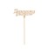 Topper for the Cake "September 1", wooden, mix