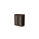 Cabinet hinged kira 600x300x720 2 doors with glass wenge/quado shimo dark