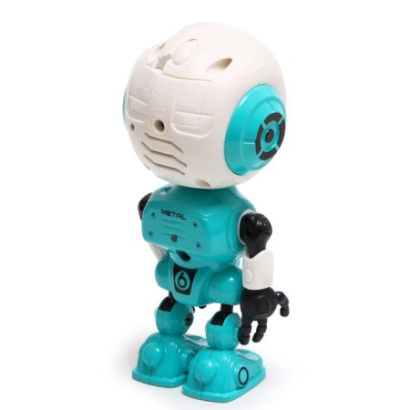 The Smartbot robot reacts to touch, light and sound effects, blue color-3