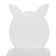 Children's chair "cat", white