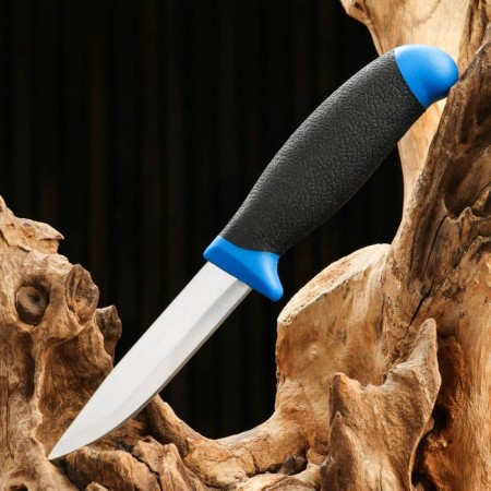 Tourist knife "Ural" 21cm, blade 98mm/1.8mm, blue 2301188-2