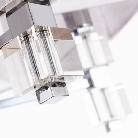 North chandelier, 6x60W E14, color chrome-3