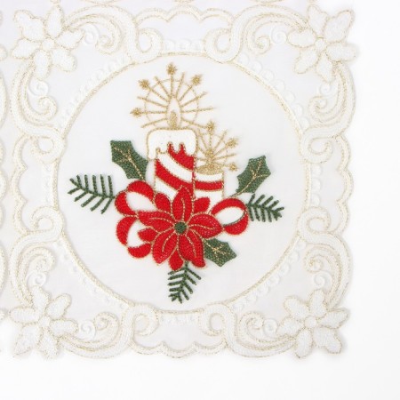 The tablecloth of Ethel "New Year" with embroidery, 85 x 85 ± 5 cm, p/e-4