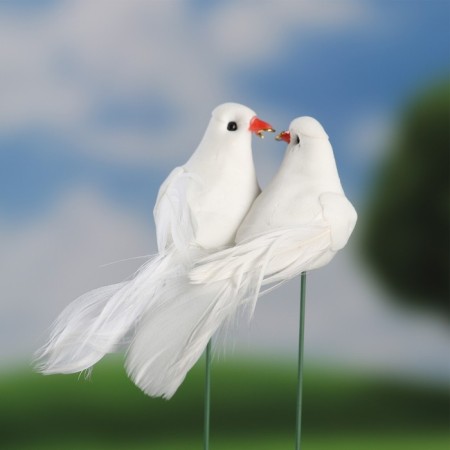 Plug "pair of pigeons" 5x4x11cm, set 4pcs-4