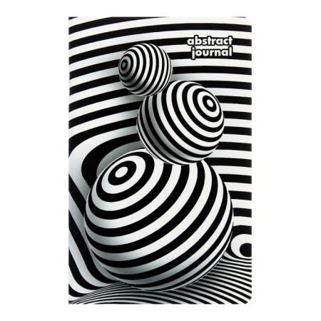 Note book A5, 56 sheets "Abstraction", cardboard cover, lamination "SOFT-Tach", selective UV-LK, Block 65g/m2