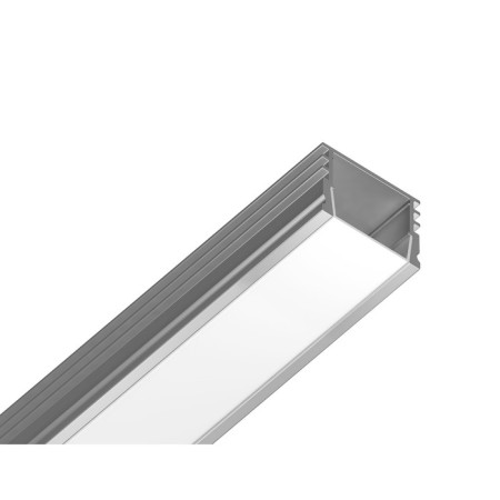 Profile aluminum overhead ambrella Illumination alum Profile, GP1750AL, 2000x12x15.7 mm, silver color, matte dial-1