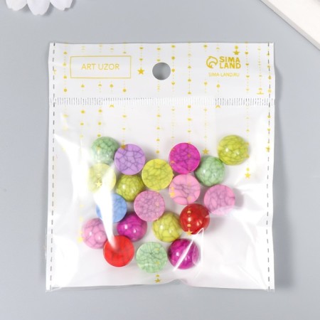 Decor for creativity Plastic "Half -Devils marble" Color 15 g 1.4x1.4x0.7 cm-3