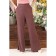 Female trousers, size 42, brown color