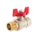 Ball barbar rommer rbv-0004-0210215, 1/2 ", internal/outer thread, butterfly
